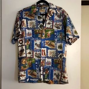 Reyn Spooner Button Down Christmas Shirt